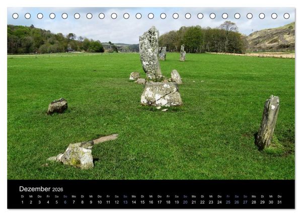 Produktbild: Steinkreise Gro&szlig;britanniens (Tischkalender 2026 DIN A5 quer), CALVENDO Monatskalender