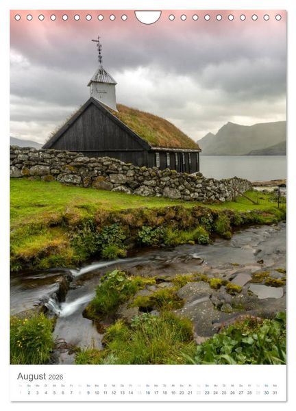 Produktbild: F&oslash;royar - Faroe Islands - F&auml;r&ouml;er Inseln (Wandkalender 2026 DIN A4 hoch), CALVENDO Monatskalender
