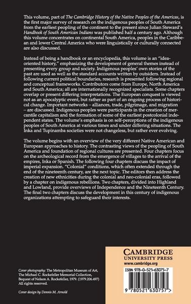 Produktbild: The Cambridge History of the Native Peoples of the Americas