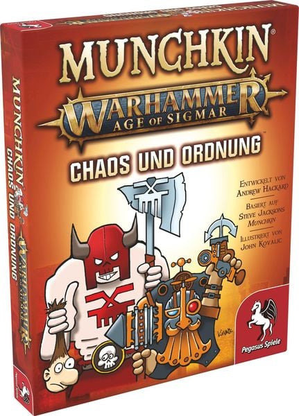 Produktbild: Munchkin Warhammer Age of Sigmar, Chaos & Ordnung (Spiel-Zubehör)