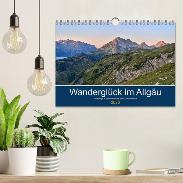 Produktbild: Wandergl&uuml;ck im Allg&auml;u (Wandkalender 2026 DIN A4 quer), CALVENDO Monatskalender