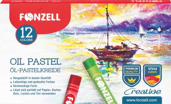 Produktbild: &Ouml;lpastellkreide 12er