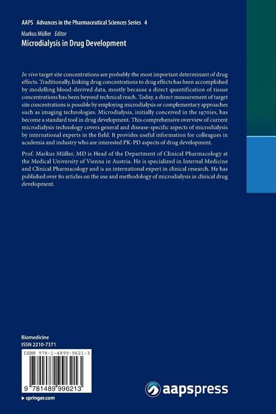 Produktbild: Microdialysis in Drug Development