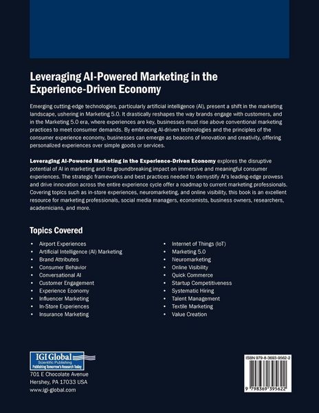 Produktbild: Leveraging AI-Powered Marketing in the Experience-Driven Economy