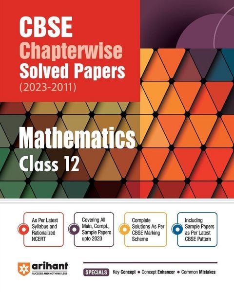 Produktbild: CBSE Chapterwise Solved Papers 2023-2011 Mathematics Class 12th