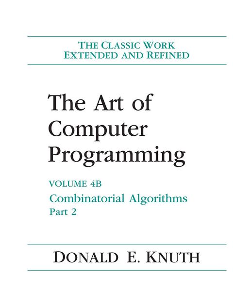Produktbild: Art of Computer Programming, Volume 4B, The