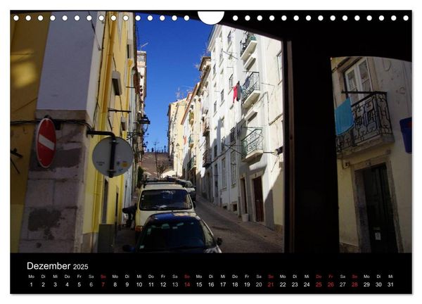 Produktbild: Mit der Tram durch Lissabon (Wandkalender 2025 DIN A4 quer), CALVENDO Monatskalender