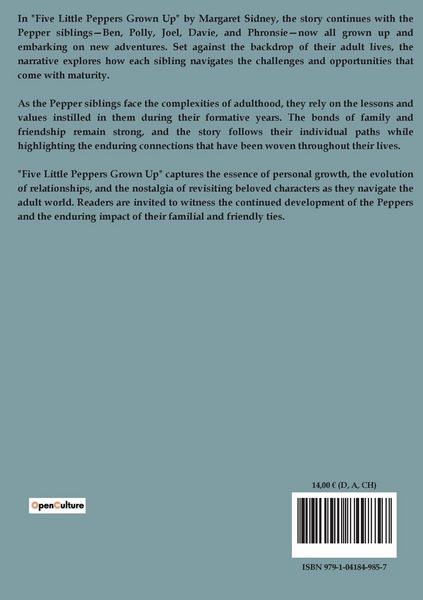 Produktbild: Five Little Peppers Grown Up