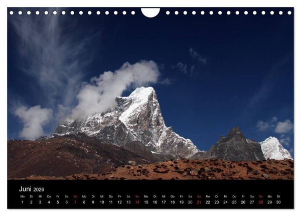 Produktbild: Die sch&ouml;nsten Berge des Khumbu Himal (Wandkalender 2026 DIN A4 quer), CALVENDO Monatskalender