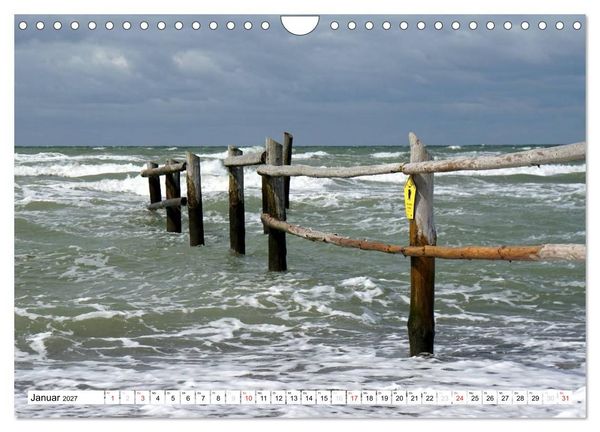 Produktbild: Naturschauspiel Dar&szlig;er Weststrand (Wandkalender 2027 DIN A4 quer), CALVENDO Monatskalender