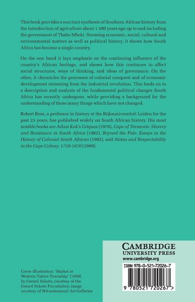 Produktbild: Concise History of South Africa 2ed
