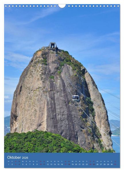 Produktbild: Erlebe mit mir Rio de Janeiro (Wandkalender 2026 DIN A3 hoch), CALVENDO Monatskalender