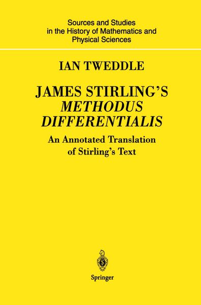 Produktbild: James Stirling&rsquo;s Methodus Differentialis