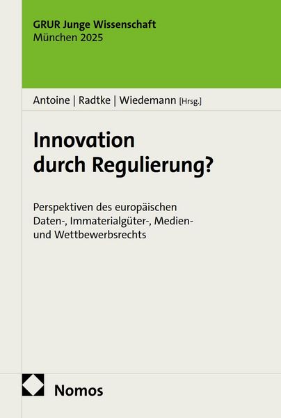 Produktbild: Innovation durch Regulierung?