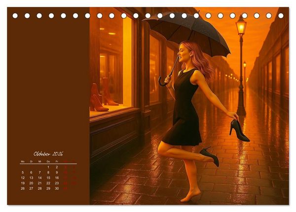 Produktbild: Stilvoll - Das kleine Schwarze (Tischkalender 2026 DIN A5 quer), CALVENDO Monatskalender