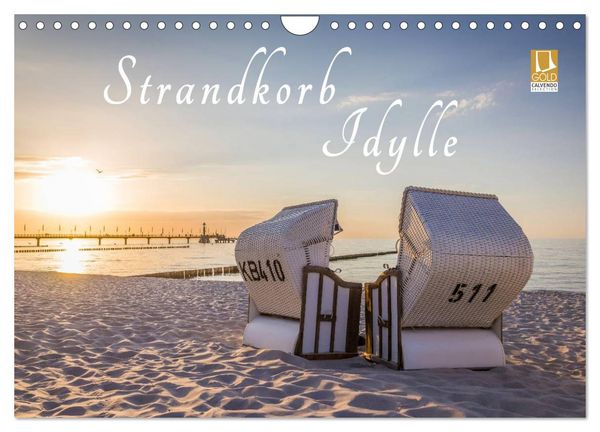 Produktbild: Strandkorb Idylle (Wandkalender 2026 DIN A4 quer), CALVENDO Monatskalender