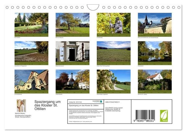 Produktbild: Spaziergang um das Kloster St. Ottilien (Wandkalender 2026 DIN A4 quer), CALVENDO Monatskalender