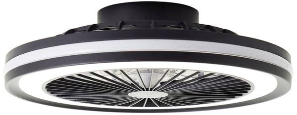 Produktbild: Brilliant G99280/06 Palmero LED-Deckenleuchte mit Ventilator LED-Modul 40W Schwarz