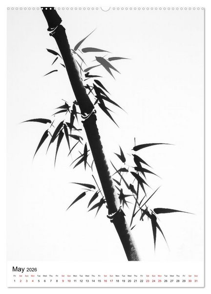 Produktbild: Zen Serenity (High Quality Premium Wall Calendar 2026 DIN A2 portrait),CALVENDO 12 Month Wall Calendar