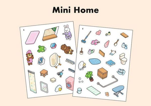 Produktbild: Sweet & Cosy Stickerbuch: Mini Home