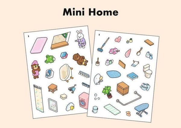 Produktbild: Sweet & Cosy Stickerbuch: Mini Home