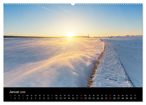Produktbild: HOHES VENN - Einblicke in ein Hochmoor (hochwertiger Premium Wandkalender 2026 DIN A2 quer), Kunstdruck in Hochglanz