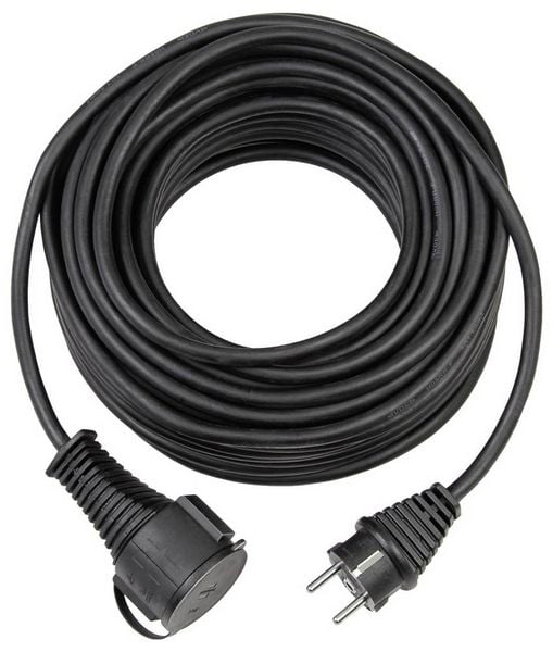 Produktbild: Brennenstuhl 1161450 Strom Verl&auml;ngerungskabel Schwarz 10.00m H05RR-F 3G 1,5mm&sup2;