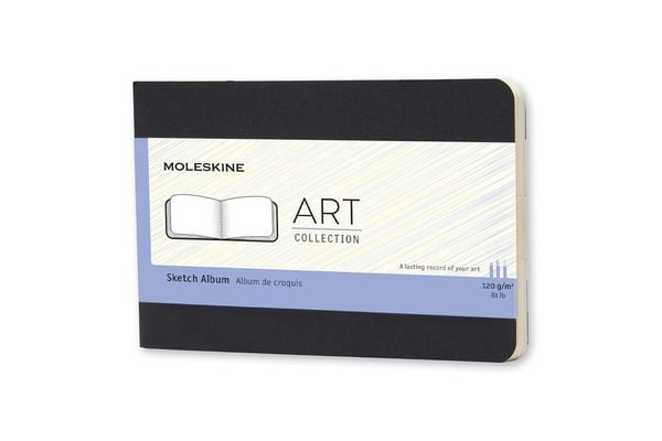 Produktbild: MOLESKINE SKIZZENALBUM ART PLUS P/A6 120G-PAPIER, SOFT COVER, SCHWARZ