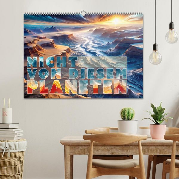 Produktbild: Nicht von diesem Planeten (Wandkalender 2026 DIN A2 quer), CALVENDO Monatskalender