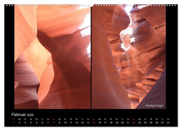 Produktbild: United States National Parks (hochwertiger Premium Wandkalender 2026 DIN A2 quer), Kunstdruck in Hochglanz