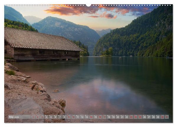 Produktbild: Verzauberte Bergwelten (hochwertiger Premium Wandkalender 2026 DIN A2 quer), Kunstdruck in Hochglanz
