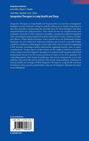 Produktbild: Integrative Therapies in Lung Health and Sleep
