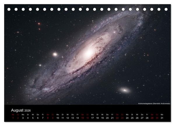 Produktbild: Deep Sky Fotografie (Tischkalender 2026 DIN A5 quer), CALVENDO Monatskalender