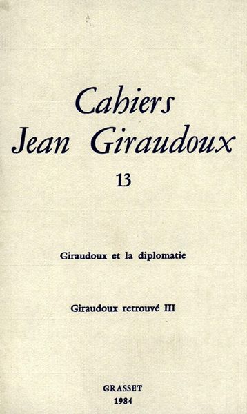 Produktbild: Cahiers num&eacute;ro 13