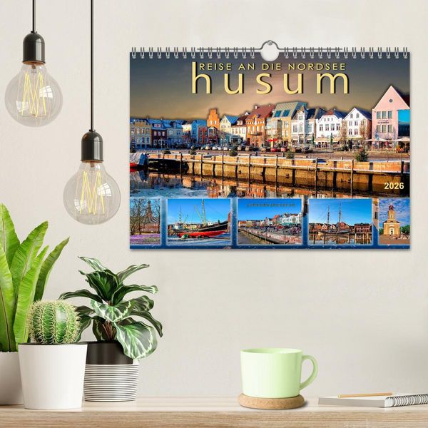 Produktbild: Reise an die Nordsee - Husum (Wandkalender 2026 DIN A4 quer), CALVENDO Monatskalender