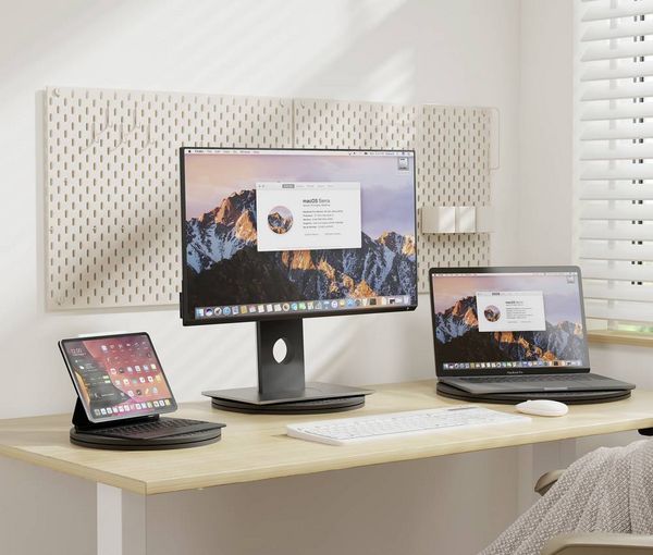 Produktbild: SpeaKa Professional SP-MT-200 Monitor-Drehteller 1 Display(s) 25,4 cm (10") - 68,6 cm (27") Schwarz Drehbar