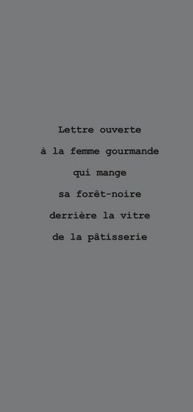 Produktbild: Lettre ouverte a femme gourmande