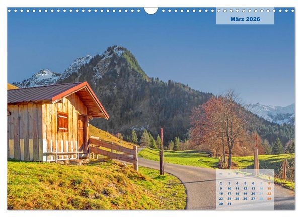 Produktbild: ALLG&Auml;U, im Wandel der Jahreszeiten. (Wandkalender 2026 DIN A3 quer), CALVENDO Monatskalender
