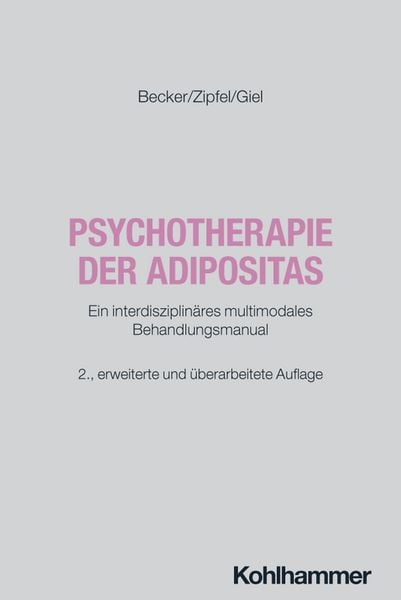 Produktbild: Psychotherapie der Adipositas