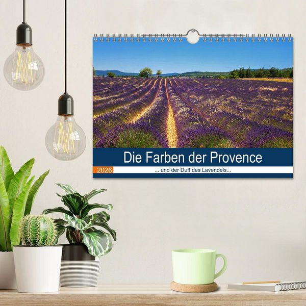 Produktbild: Die Farben der Provence... und der Duft des Lavendels... (Wandkalender 2026 DIN A4 quer), CALVENDO Monatskalender