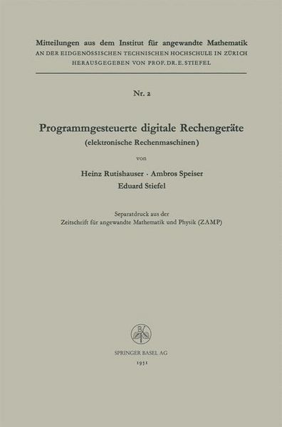 Produktbild: Programmgesteuerte digitale Rechenger&auml;te (elektronische Rechenmaschinen)