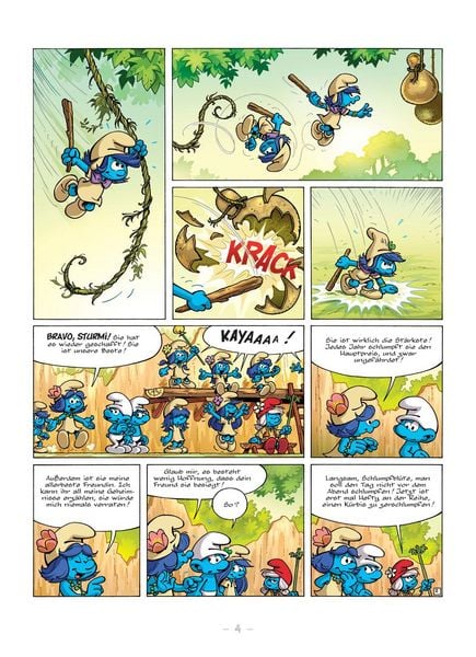 Produktbild: Die Schl&uuml;mpfe und das verlorene Dorf. Band 2