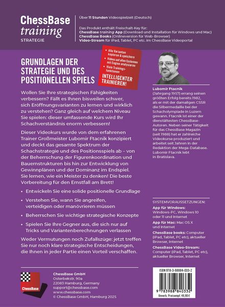 Produktbild: Grundlagen der Strategie und des positionellen Spiels