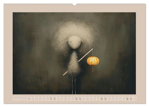 Produktbild: Sch&auml;fchenparade (hochwertiger Premium Wandkalender 2026 DIN A2 quer), Kunstdruck in Hochglanz