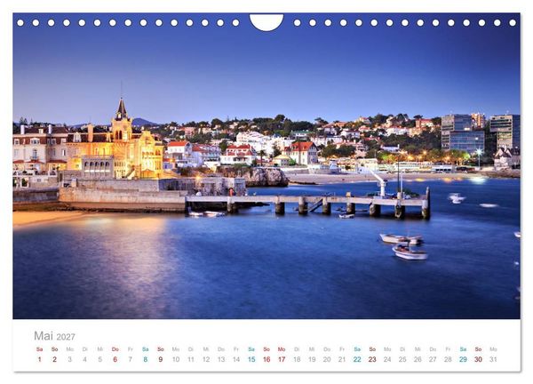 Produktbild: CASCAIS - die sch&ouml;nsten Badeorte Lissabons (Wandkalender 2027 DIN A4 quer), CALVENDO Monatskalender