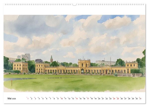 Produktbild: DOCUMENTA-Stadt Kassel (Wandkalender 2026 DIN A2 quer), CALVENDO Monatskalender