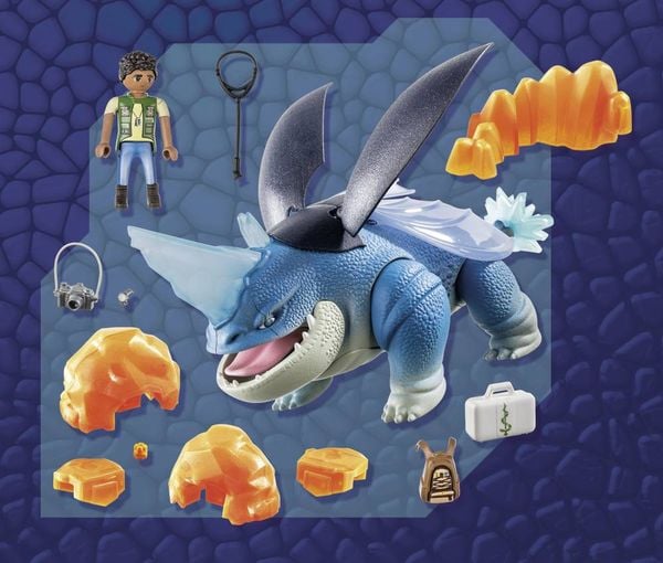 PLAYMOBIL 71082 - Dragons, Die 9 Welten - Plowhorn & D'Angelo