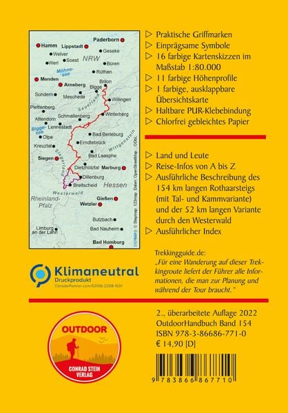 Produktbild: Rothaarsteig von Brilon nach Dillenburg