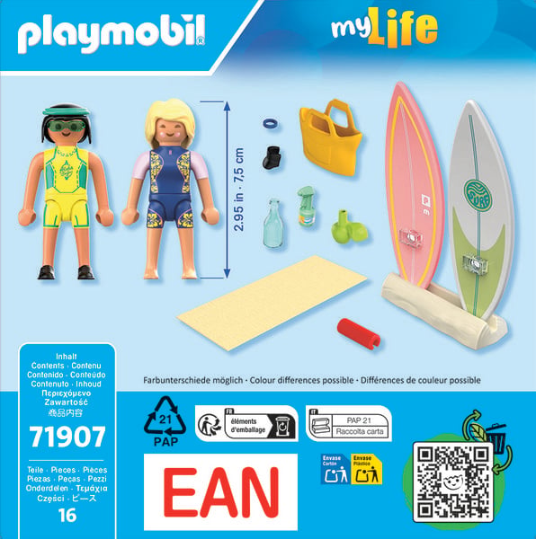 Produktbild: PLAYMOBIL 71907 Kleine Surfschule