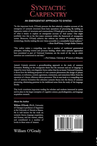Produktbild: Syntactic Carpentry
